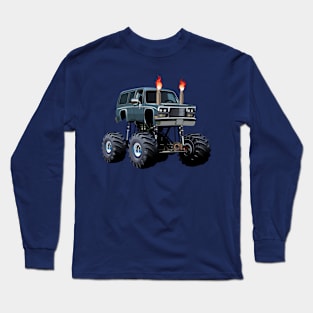 Cartoon monster truck Long Sleeve T-Shirt